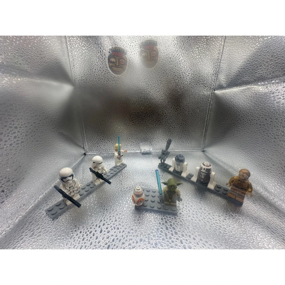 LEGO Star Wars Minifigure Lot Yoda Luke Skywalker R2-D2 BB-8 Stormtroopers 9pc - Picture 14 of 16